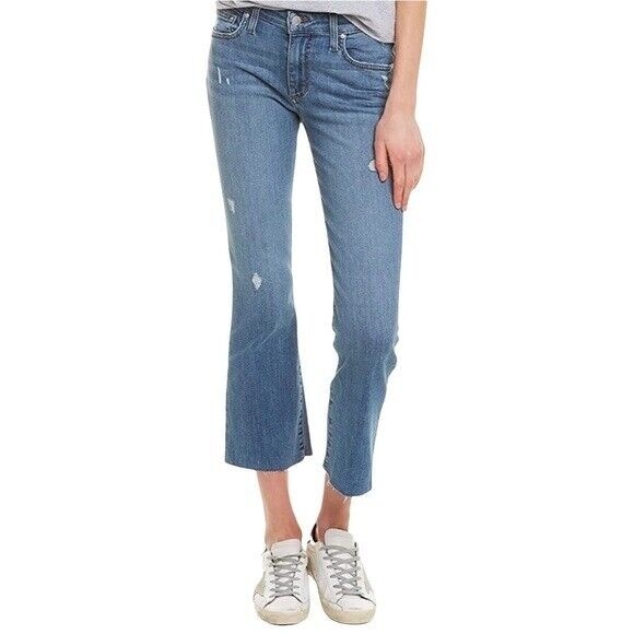 Joe's Jeans Denim - Joe's Womens Blue Lambton Crop Bootcut Jeans Size 29
